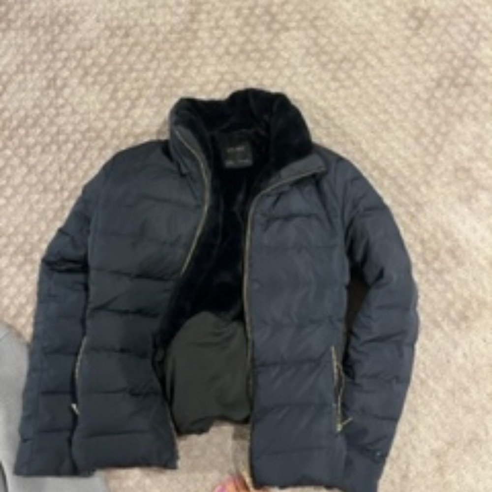 Zara Basics Quilted Winter Coat- Medium
